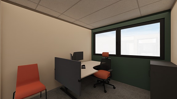 Er dette illustrasjonen av ditt nye kontor?