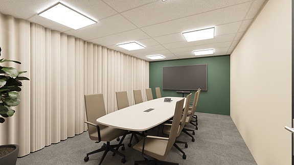 Illustrasjoner av vårt nye møterom
