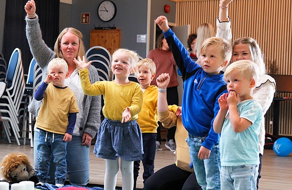 En av våre barnegrupper i Søndagsskolen Norge
