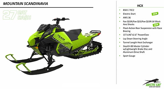 Arctic-cat M 858 HCX 146"