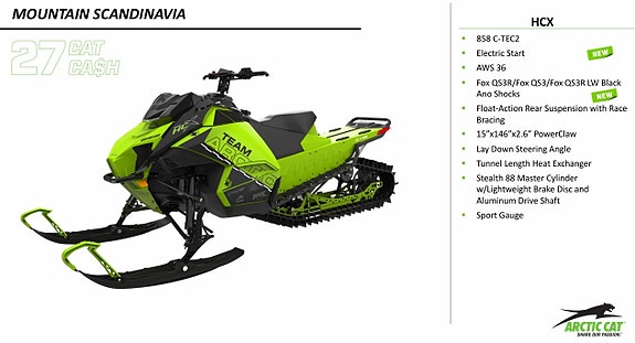 Arctic-cat M 858 HCX 146"