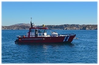 Fra en ryddeaksjon med vår båt "BOFFEN"