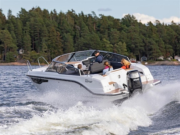 Silver Raptor DCz m/350 hk - Ny Knallpris - utstilt på Vollen Marina 3 of 5