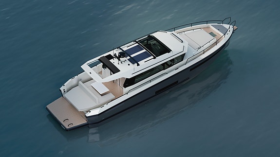 - NYHET - DELTA Powerboats 48 ADVENTURE  - 3 Kabiner - CARBON - TAXI båt 5 of 5