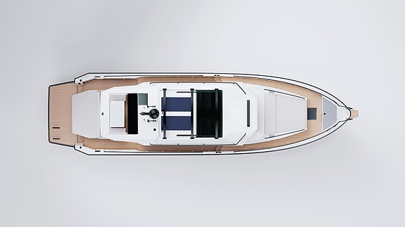- NYHET - DELTA Powerboats 48 ADVENTURE  - 3 Kabiner - CARBON - TAXI båt 11 of 30