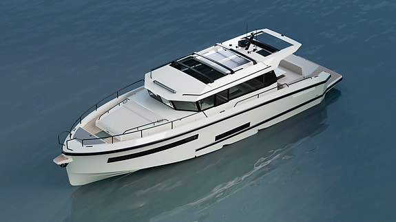 - NYHET - DELTA Powerboats 48 ADVENTURE  - 3 Kabiner - CARBON - TAXI båt 8 of 30