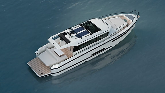 - NYHET - DELTA Powerboats 48 ADVENTURE  - 3 Kabiner - CARBON - TAXI båt 9 of 30
