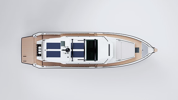 - NYHET - DELTA Powerboats 48 ADVENTURE  - 3 Kabiner - CARBON - TAXI båt 10 of 30