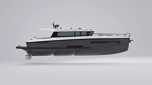 - NYHET - DELTA Powerboats 48 ADVENTURE  - 3 Kabiner - CARBON - TAXI båt 6 of 30