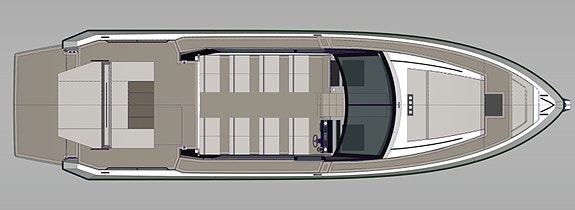 - NYHET - DELTA Powerboats 48 ADVENTURE  - 3 Kabiner - CARBON - TAXI båt 15 of 30