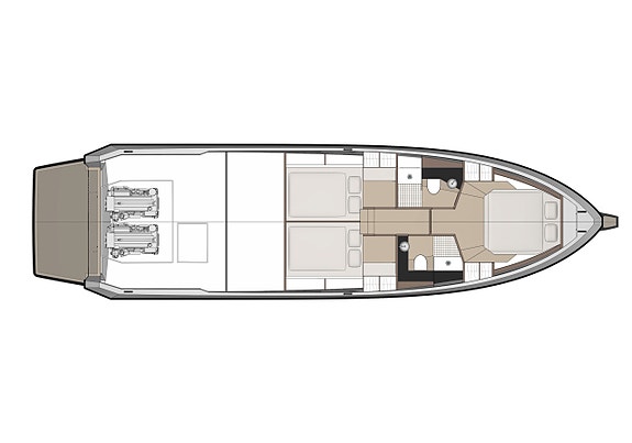 - NYHET - DELTA Powerboats 48 ADVENTURE  - 3 Kabiner - CARBON - TAXI båt 13 of 30
