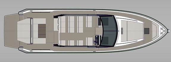- NYHET - DELTA Powerboats 48 ADVENTURE  - 3 Kabiner - CARBON - TAXI båt 14 of 30