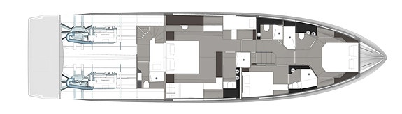 - NY - DELTA Powerboats 72 Coupè - IPS - 5 Kabiner - CARBON 23 of 23