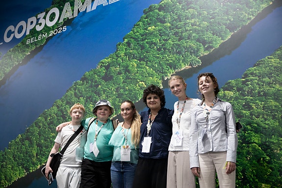 Barnas klimapanel på toppmøte