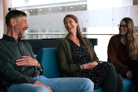 Tre kolleger i sosial sone