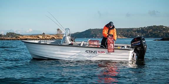 Sting 535 Pro, Mercury F50 ELPT. Pro pakke