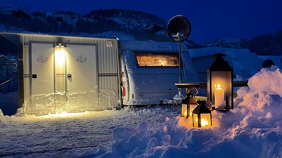 KABE Royal 780 BGXL på fast plass Ådneram camping 22 of 30