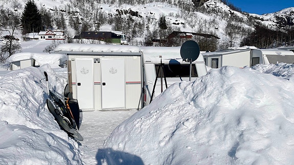 KABE Royal 780 BGXL på fast plass Ådneram camping 26 of 30