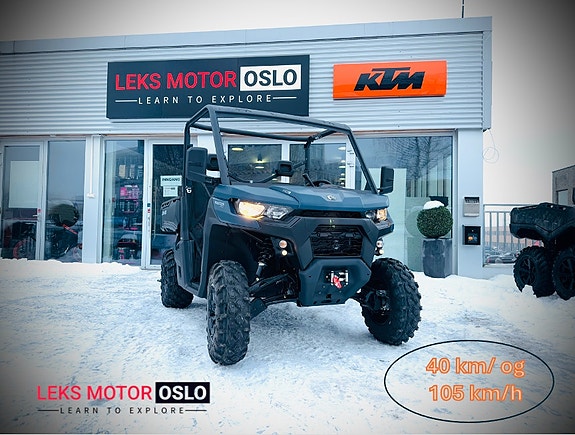 Can-Am Traxter HD 9 XU Navy Blue - topputgave - vinsj, ABS, 105 KMH eller 40 km/h traktor