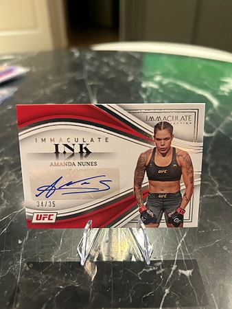 2023 Panini Immaculate Ink UFC autograf Amanda Nunes 34/35