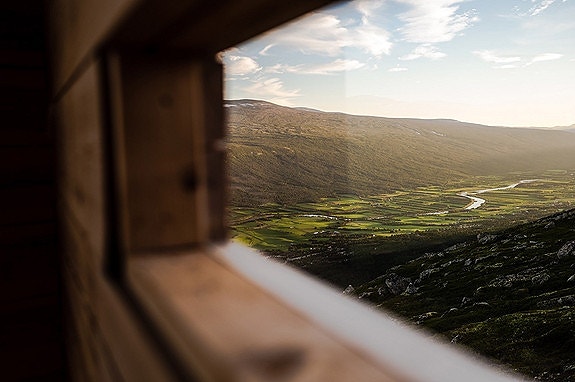 Utsikt fra Tussheimbue i Lesja.
