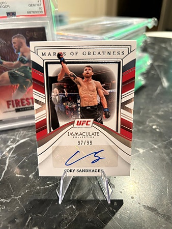 2023 Panini Immaculate UFC Cory Sandhagen 97/99 med autograf