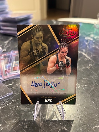 2024 Topps Gold Label UFC Alexa Grasso Auric Autograf 122/199 samlekort