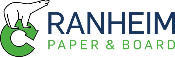 RANHEIM PAPER & BOARD AS logo