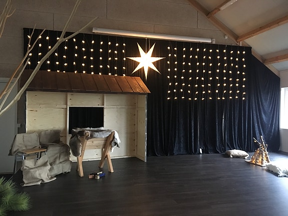 Scenen til juleevangeliet og andre forestillinger