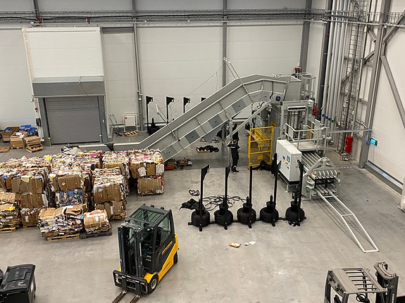 Avermann AVOS 1410 kanalpresse installert hos kunde.