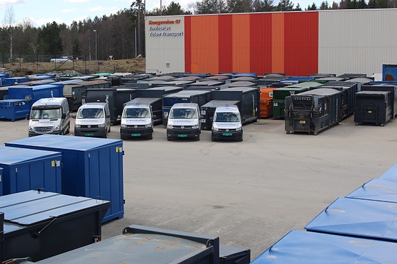 Fra vårt lager på Kongeveien 47 på Sofiemyr hvor serviceteknikerne henter deler.