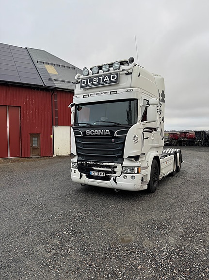 Scania R580 3pedaler TIPP-Hydraulikk klar for arbeid