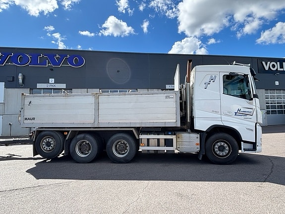Volvo FH 540 8x4 Tridem med alu. kasse og Maur tipphenger for 50T og 60T. 4 of 5