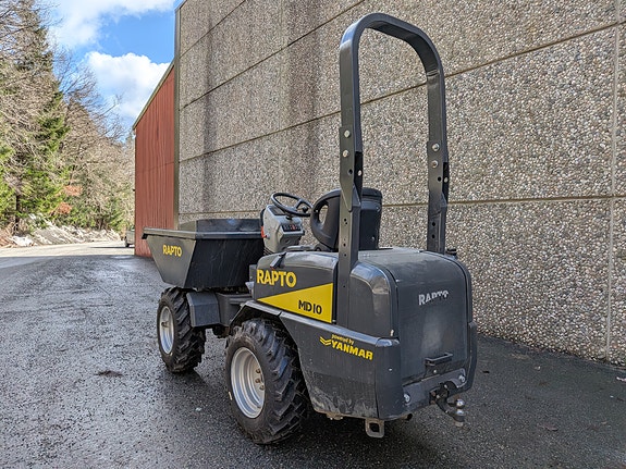 RAPTO MD10 Minidumper m/180 graders svingbar tippkasse 3 of 5