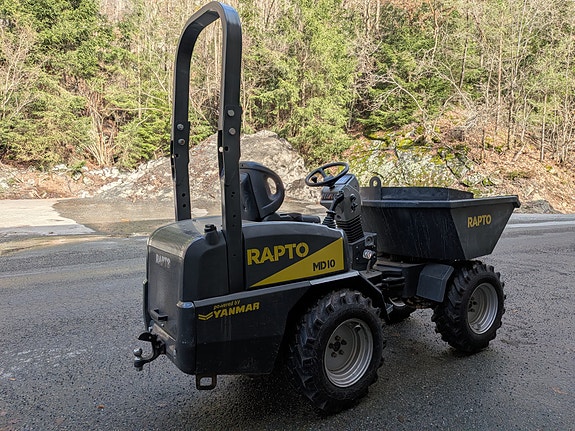RAPTO MD10 Minidumper m/180 graders svingbar tippkasse 5 of 5