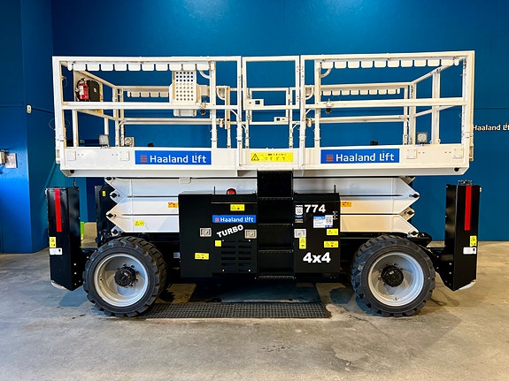 Haaland ZS1023RT Turbo Sakselift - 12 m (Tunnel modus)
