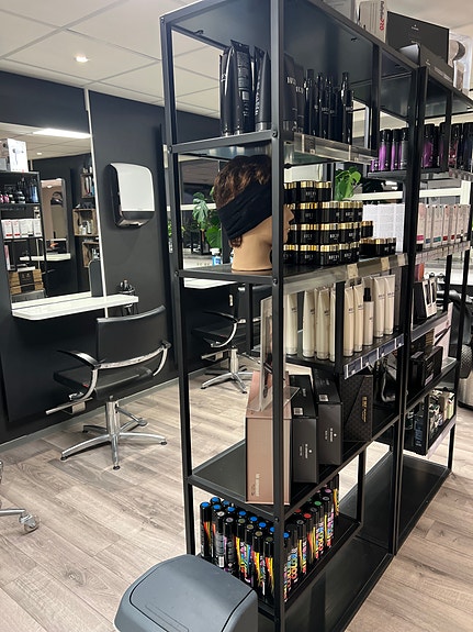 Egen salong for herrene.