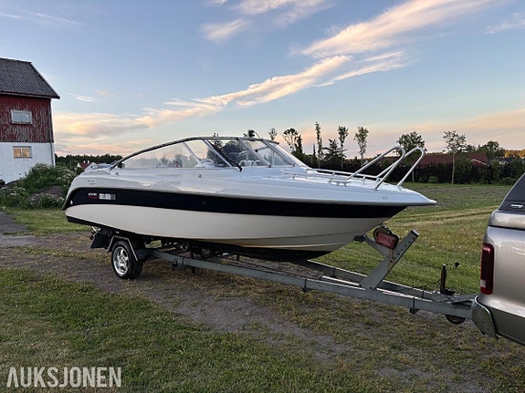 19 fot Askeladden 585 Explorer med Mariner 135HK, registrert tilhenger 5 of 5