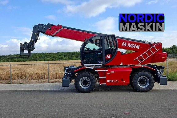 Magni RTH 6.26 - 6 tonn - 26 meter! m/Gaffelsett, radiokontroll & AC