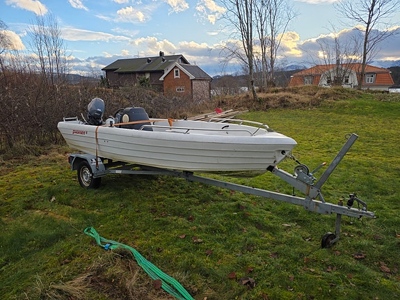 Pioner 15 m/20hk Yamaha og henger 3 of 5