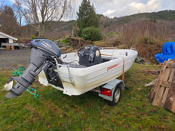 Pioner 15 m/20hk Yamaha og henger 4 of 5
