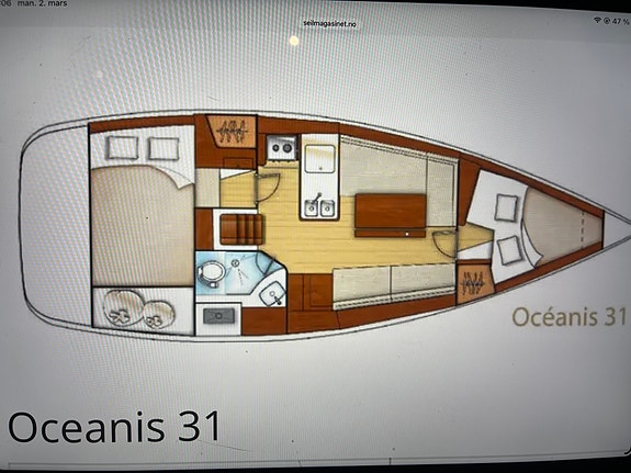 Indian summer/ høstferie. Fellesferie 2027 - Beneteau Oceanis 31 6 of 6