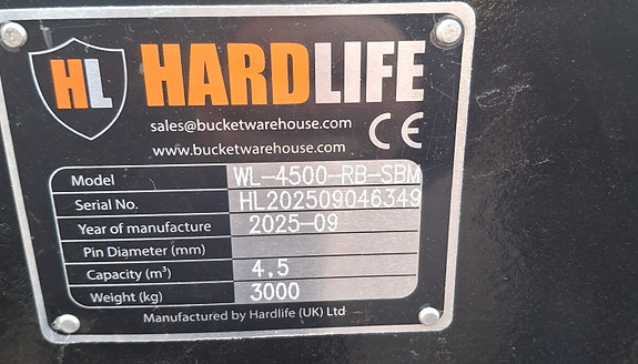 Hardlife Steinskuffe til Hjullaster - 4,5 m³ 8 of 8