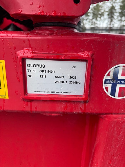 Globus GRS 540-1 Cambrigde trommel 2026, kr 147 600,-