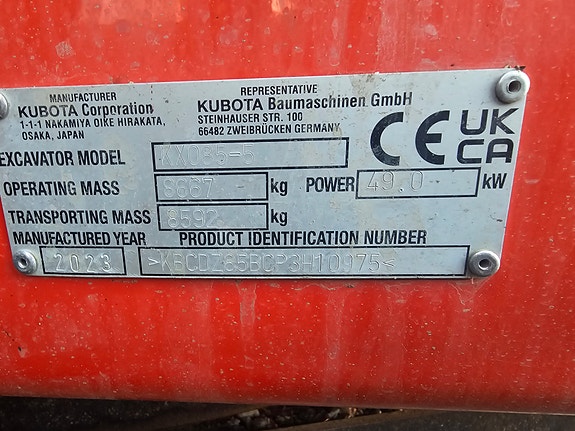 Kubota KX085-5 11 of 11
