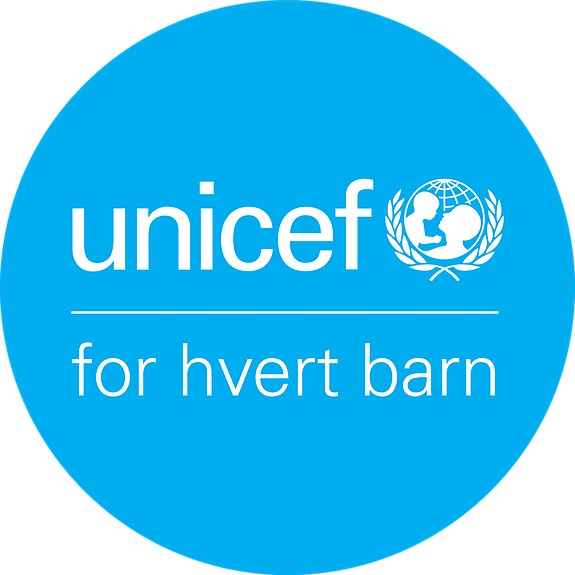 Unicef Komiteen i Norge logo