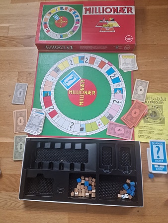 Vintage Klassisk Millionær brettspill (Damm) - Komplett og velholdt