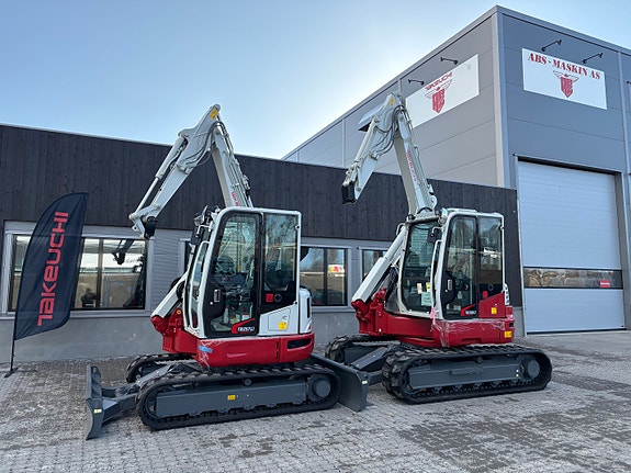 Takeuchi TB280FR / TB257FR, Kampanje tilbud, kun 1.99 fastrente på leasing, 4 år/4000t garanti 2 of 5