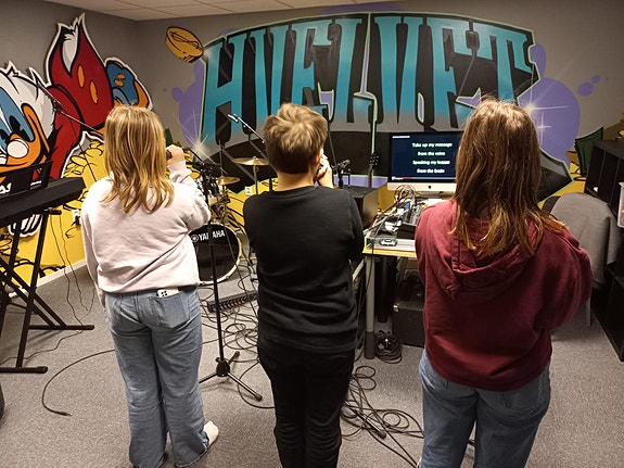 Eget musikkstudio i Hvelvet