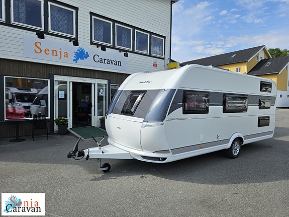 Hobby 545 KMF EXCELLENT EDITION med lufttelt, alde, sykkelstativ